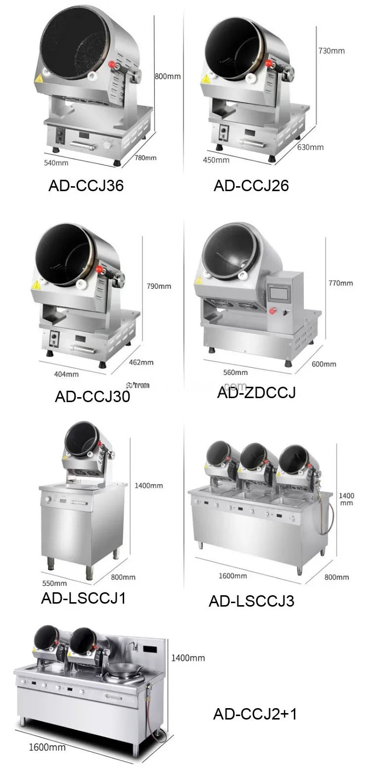 Robot Drum Cooking Machine