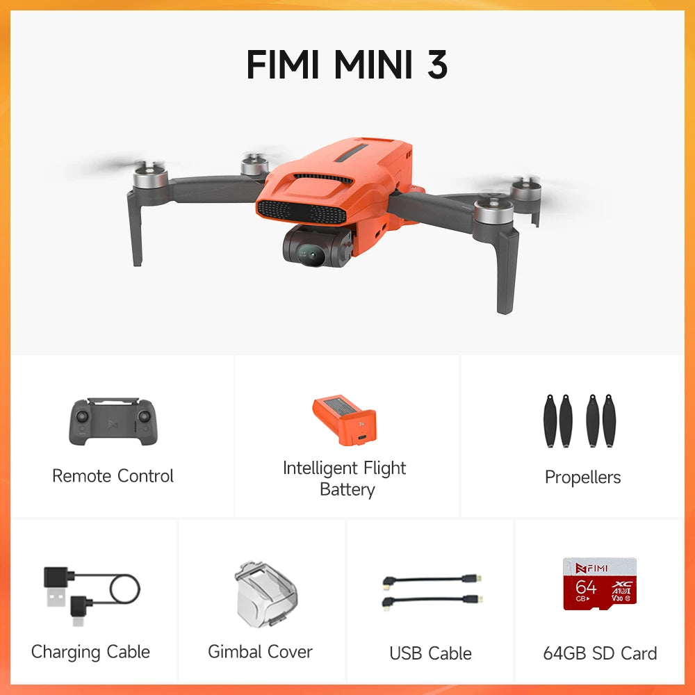 FIMI MINI 3 4K AI Drone