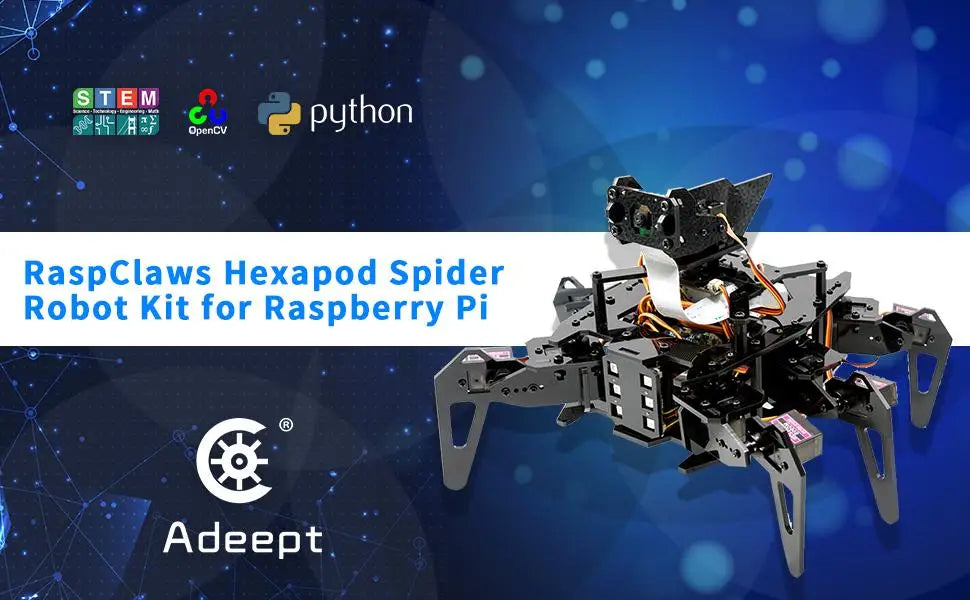 Adeept RaspClaws Spider Robot Kit