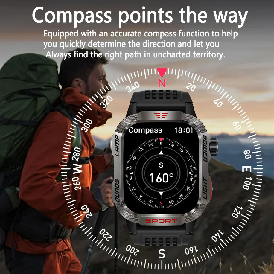 Huawei Xiaomi Military GPS Smart Watch