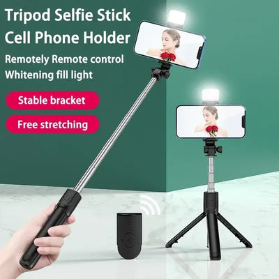 360° Rotating Selfie Stick & Tripod