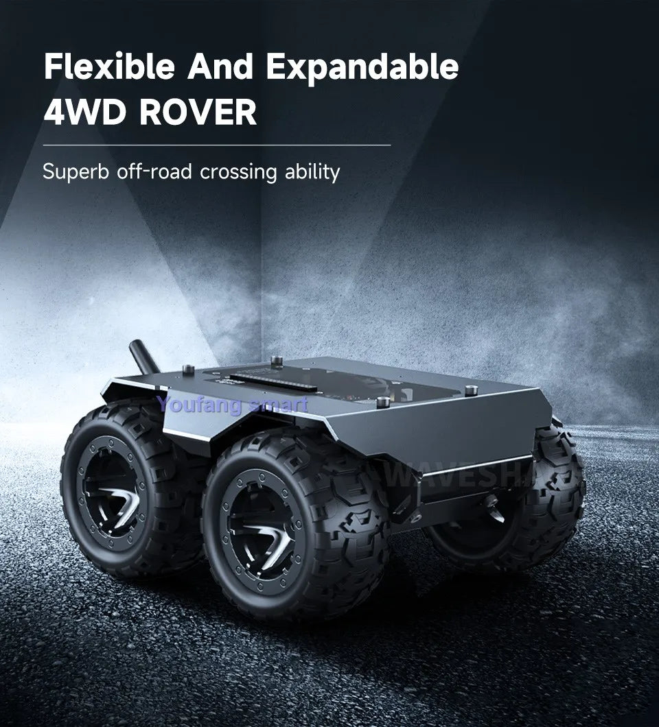 4WD Full Metal Robot Car Kit