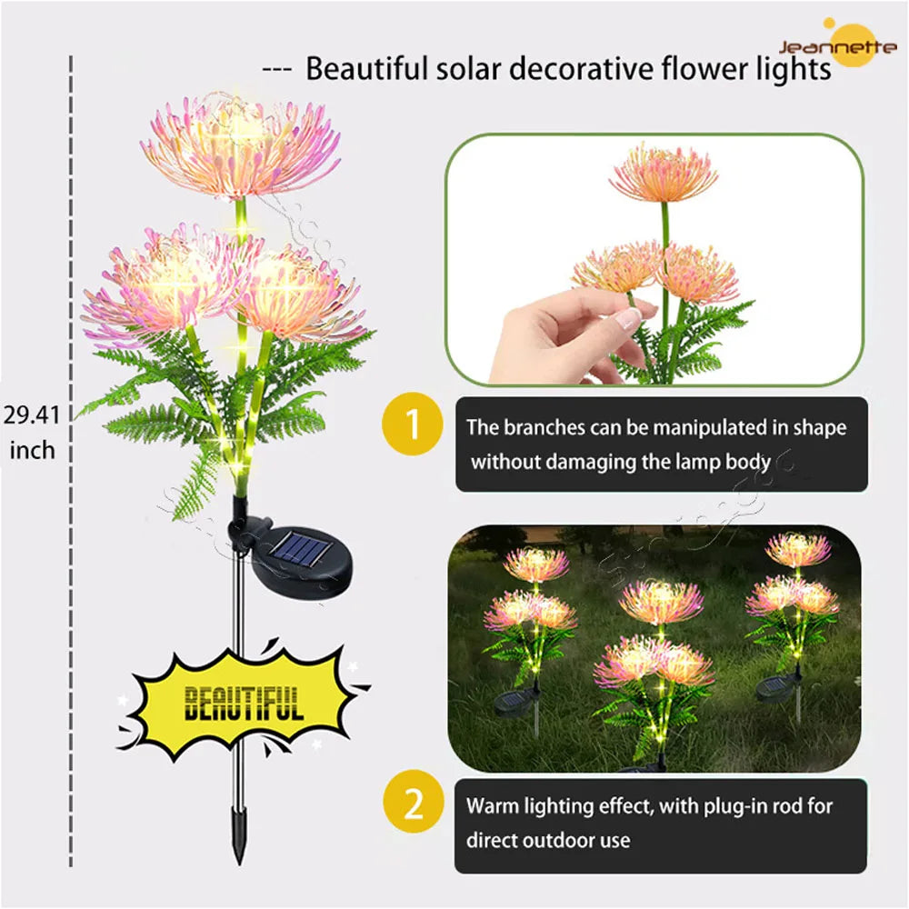 Solar Flower Garden Lights