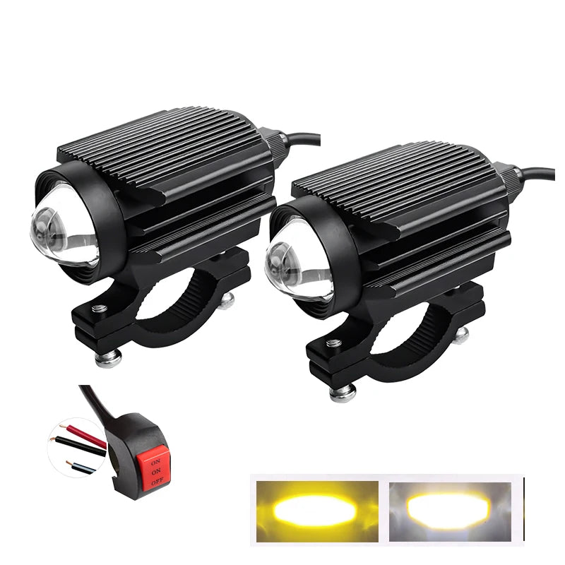 Motorcycle LED Auxiliary Lights