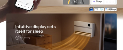 Smart Wall Heater, Electric Space Heater