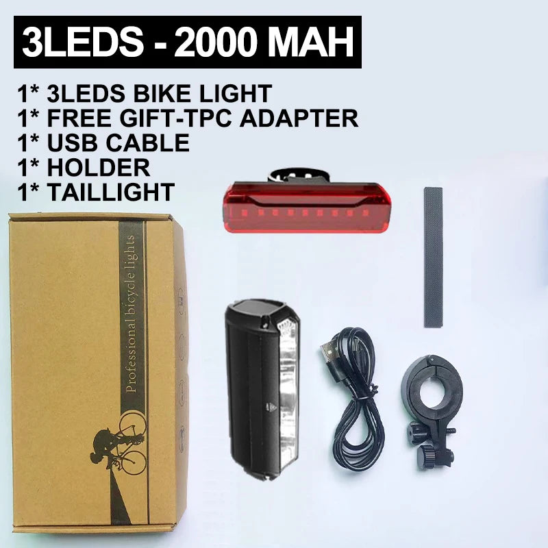 Fivemi 5LED Rechargeable Bike Light