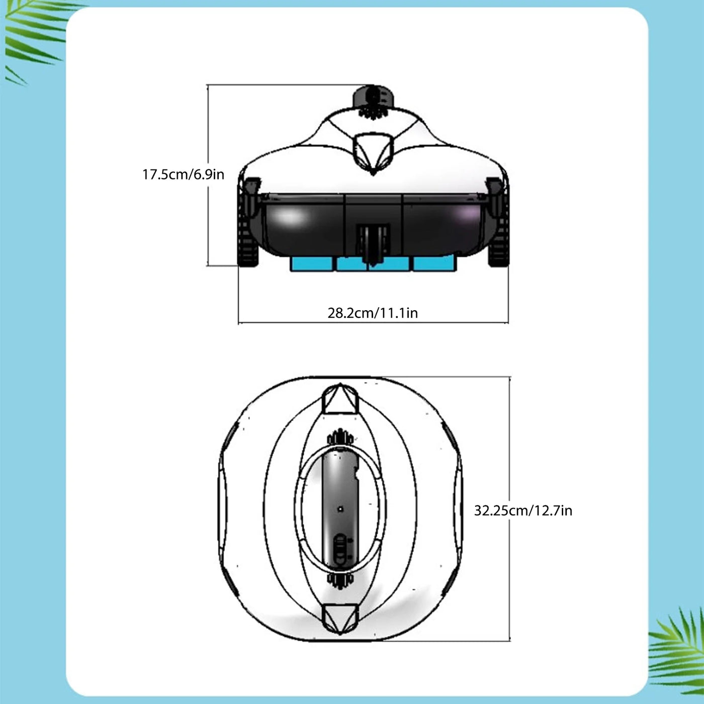 AquaBot Cordless Robotic Pool Cleaner