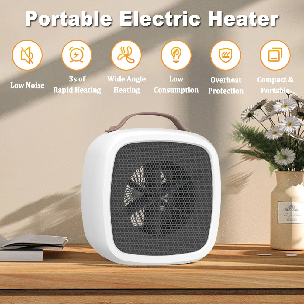 Fan Heater Portable Small Hot Air Blower