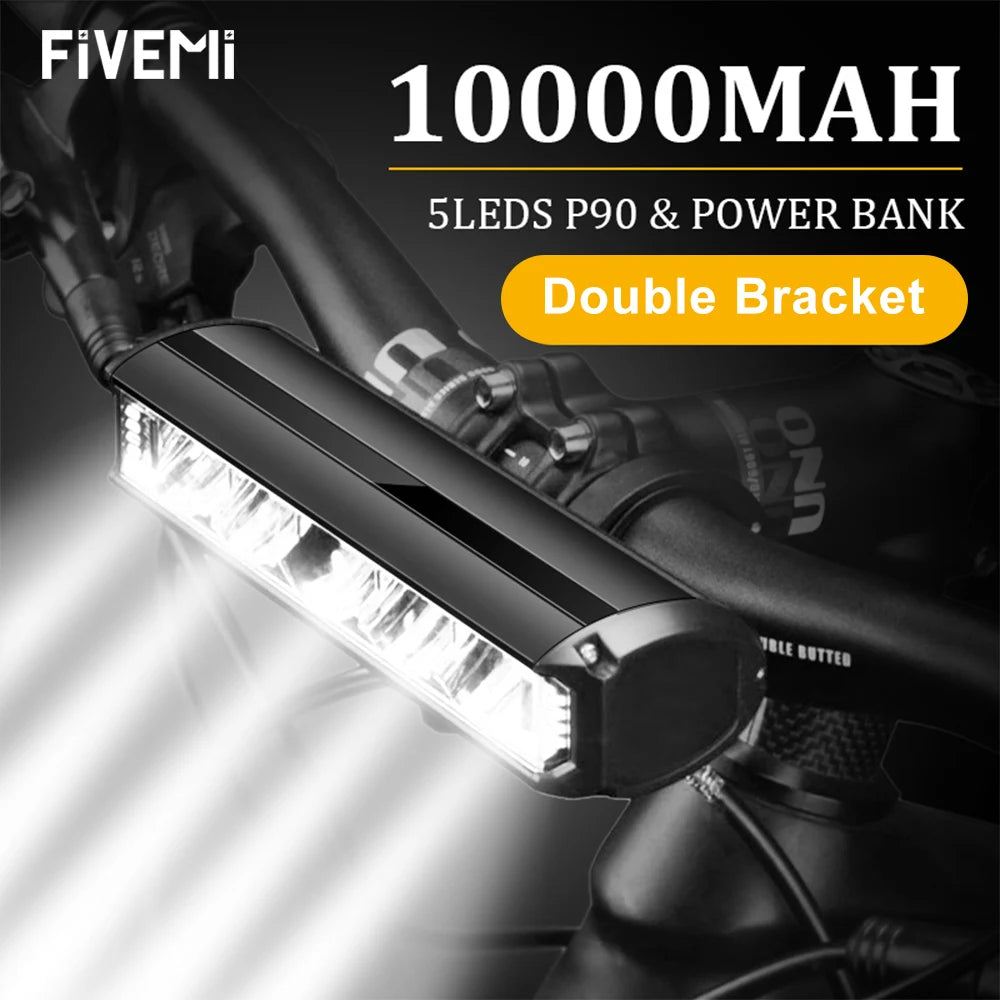 Fivemi 5LED Rechargeable Bike Light