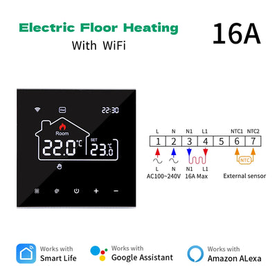 Tuya WiFi Smart Floor Thermostat