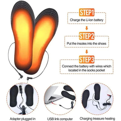 HeatStep USB Heated Insoles