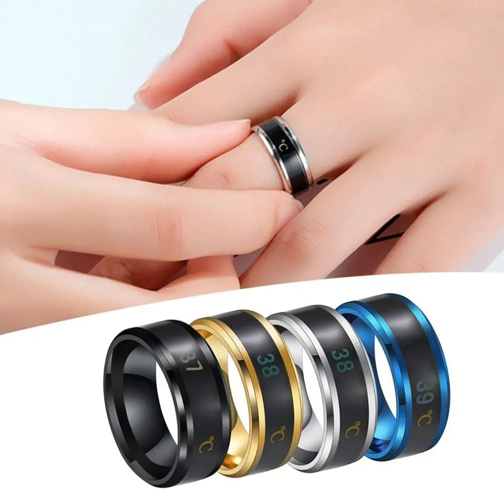 Smart Temperature Stainless Steel Ring