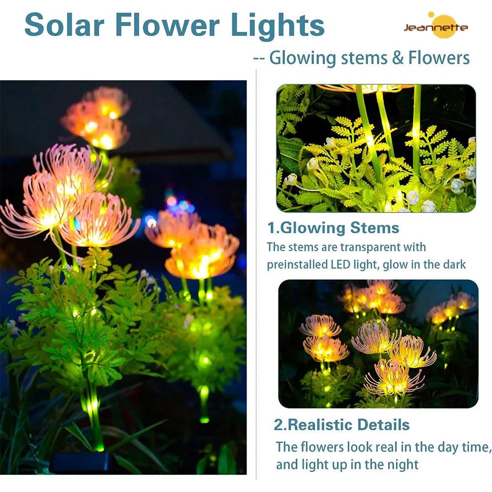 Solar Flower Garden Lights