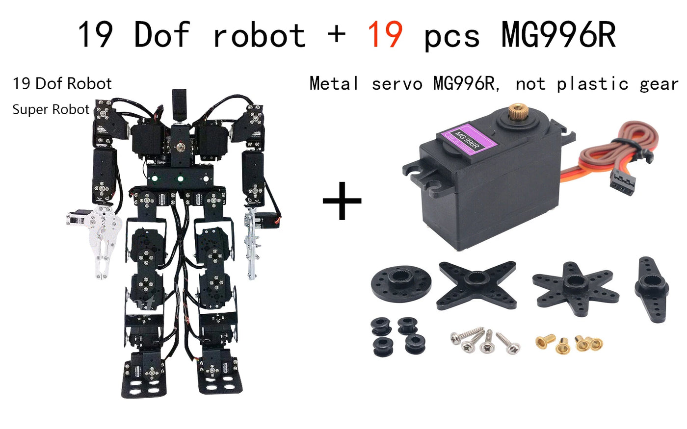 DanceBot 8/17/19 DOF Humanoid Robot Kit