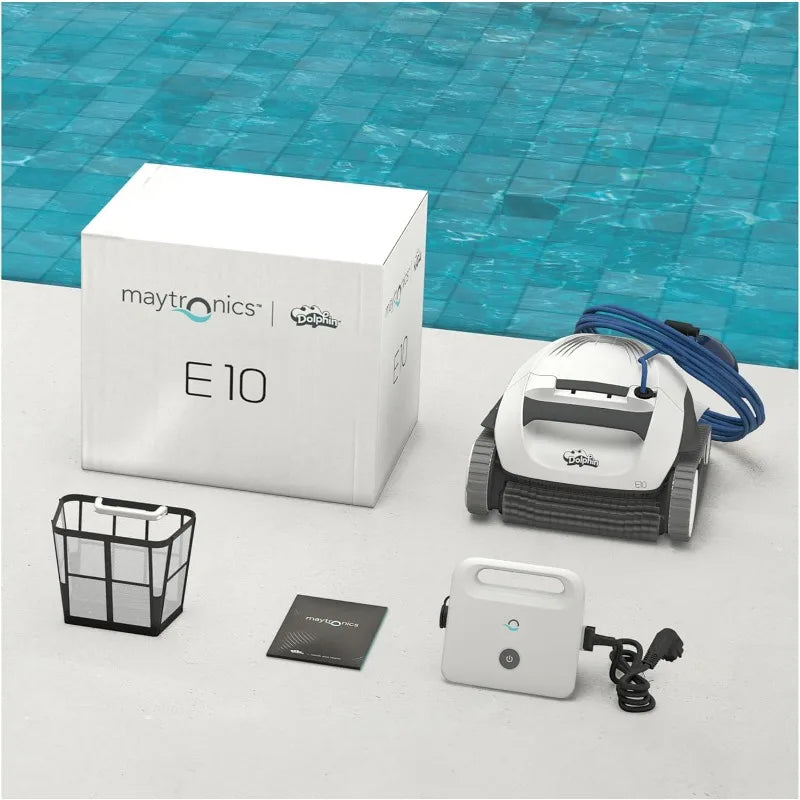 Dolphin E10 (2024 Model) Robotic Pool Vacuum Cleaner