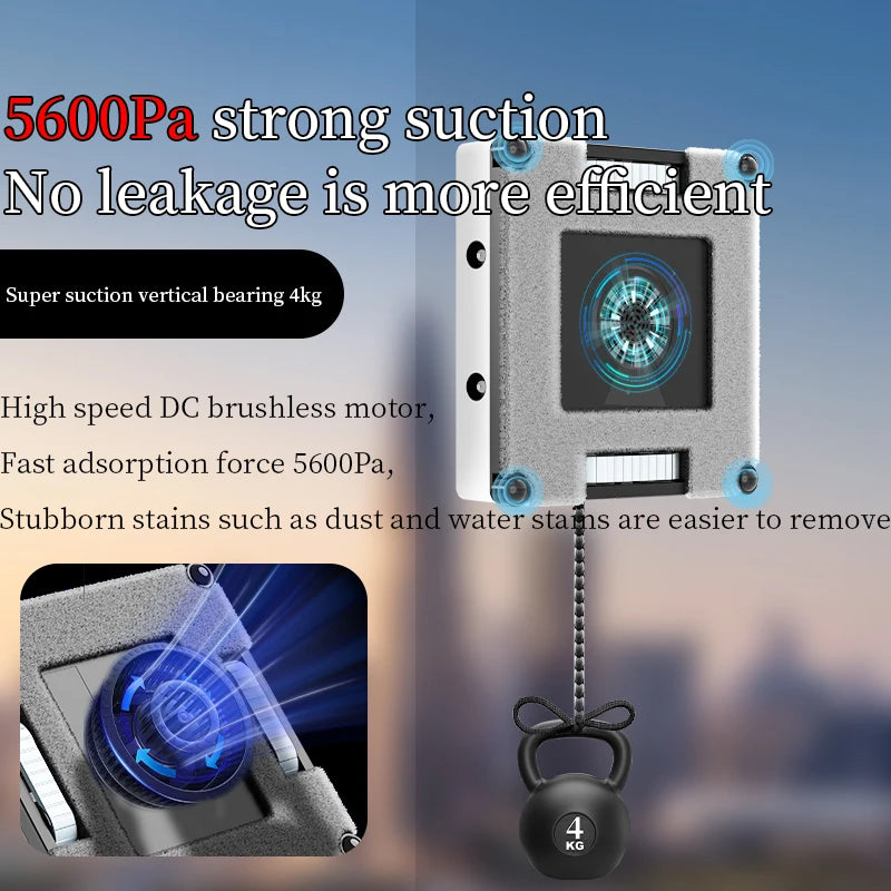 2025 Robotic Window Cleaner 5600Pa