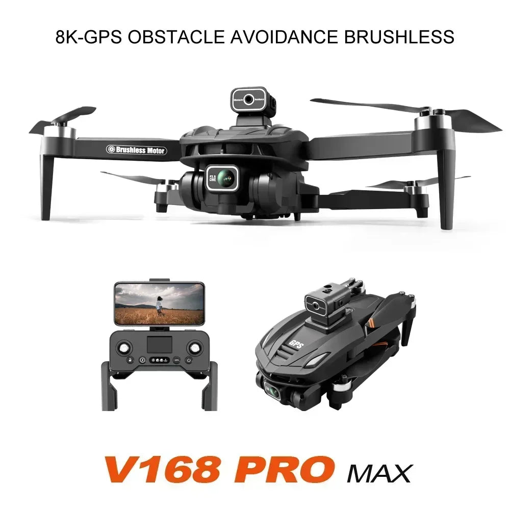 V168 Professional 8K Drone with GPS