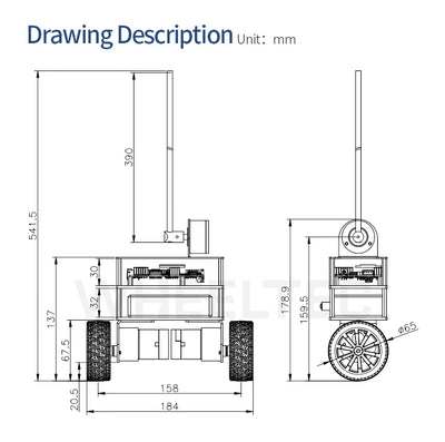 WHEELTEC B585 LQR Robot