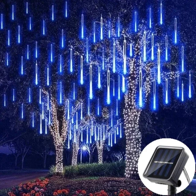 Solar LED Meteor Shower Lights