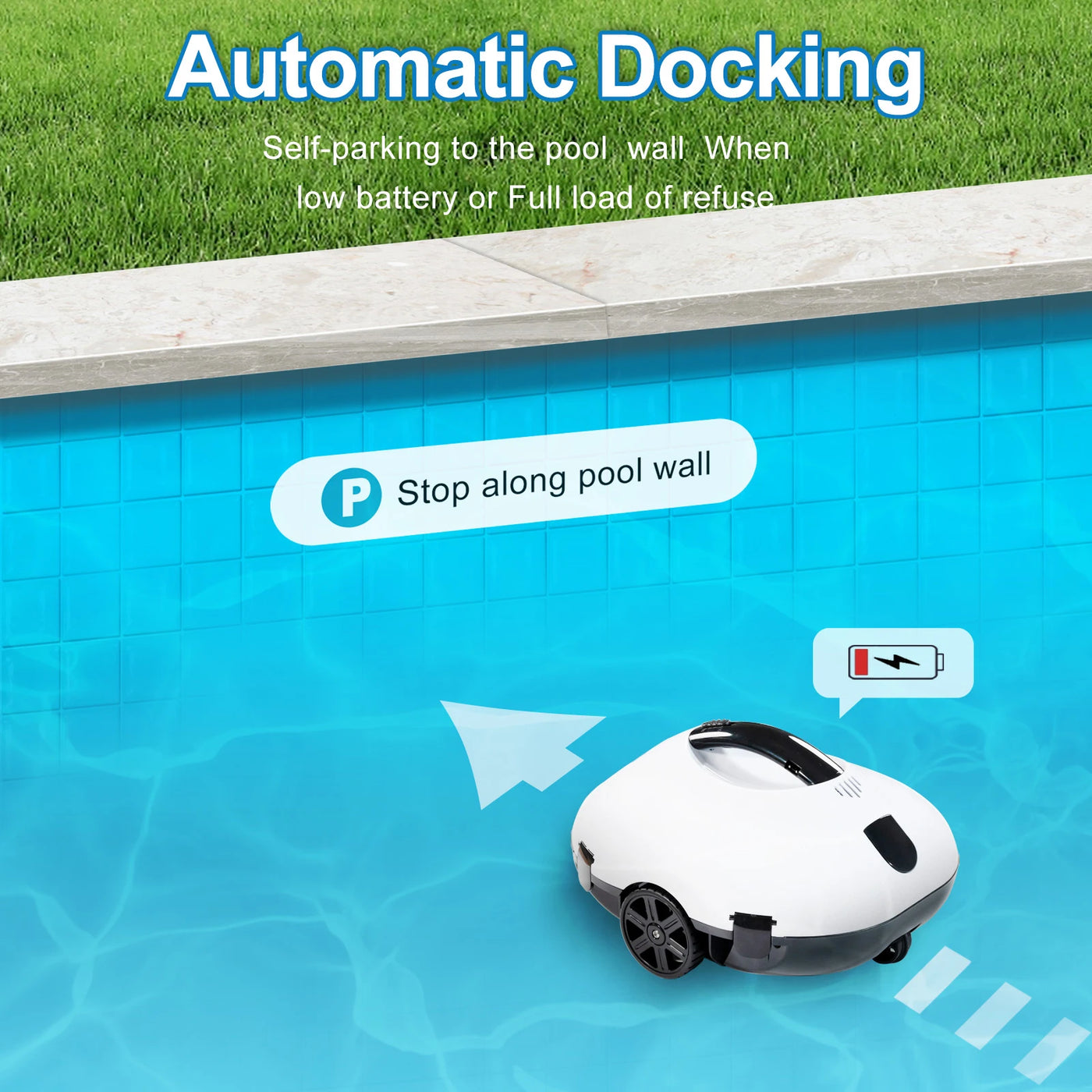 AquaBot Cordless Robotic Pool Cleaner