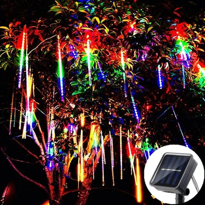 Solar LED Meteor Shower Lights