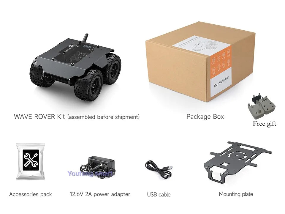 4WD Full Metal Robot Car Kit