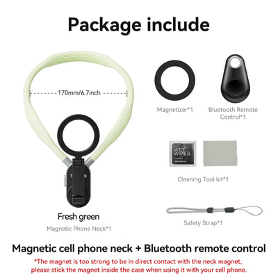 TELESIN Magnetic Neck Mount for Smartphones