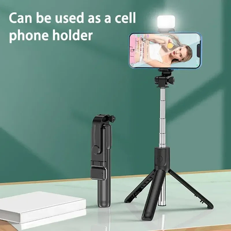 360° Rotating Selfie Stick & Tripod