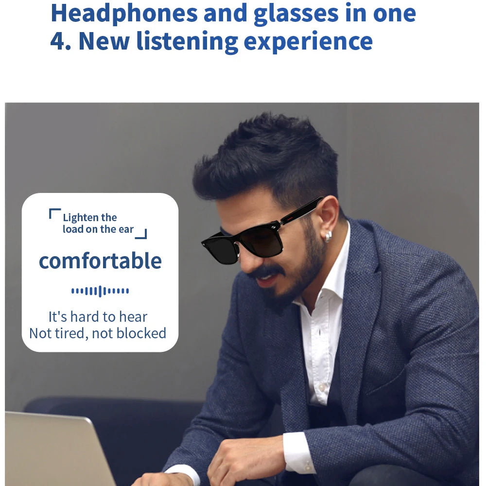 Smart Audio AI Glasses