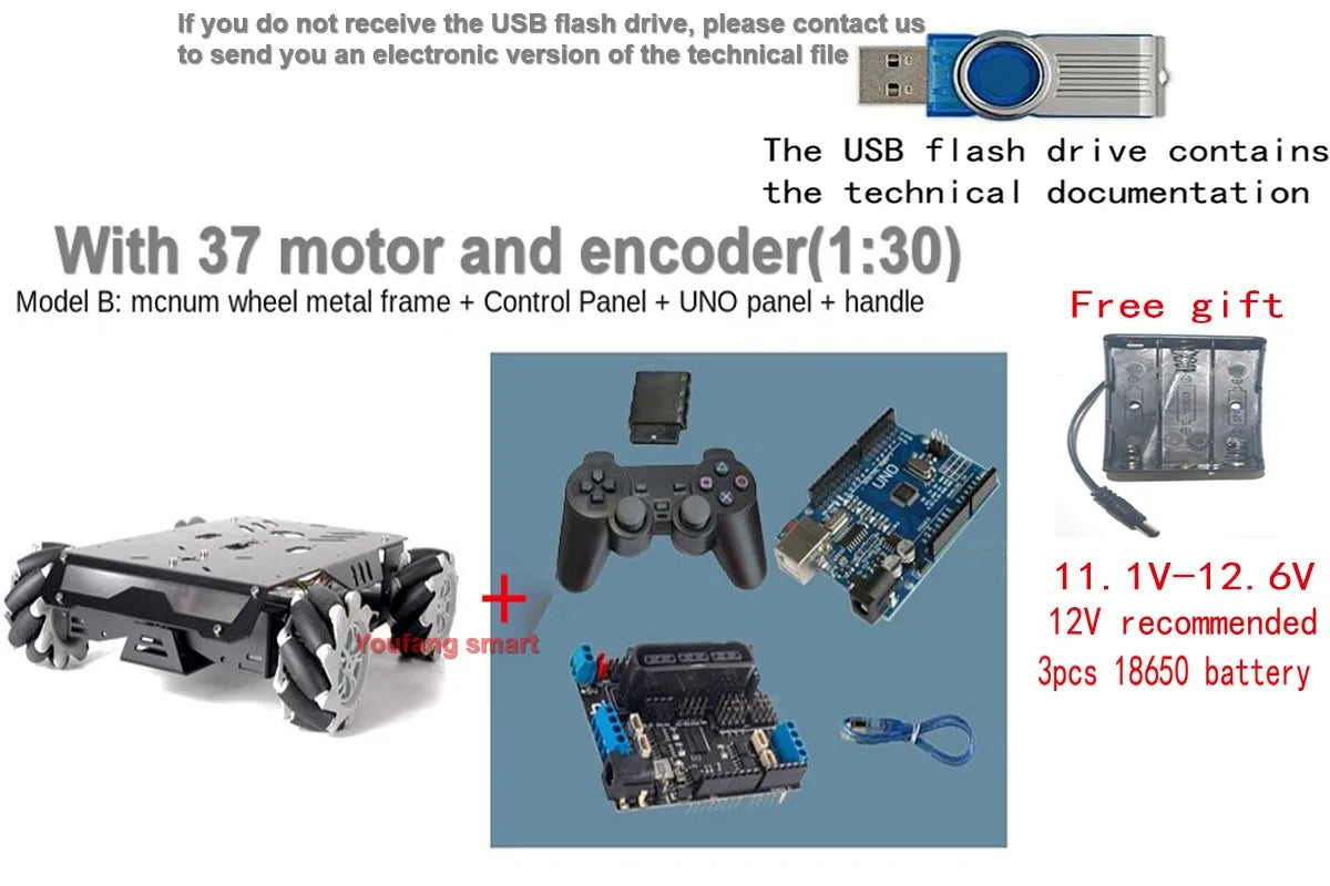 25Kg RC Tank V3 Track Robot Kit