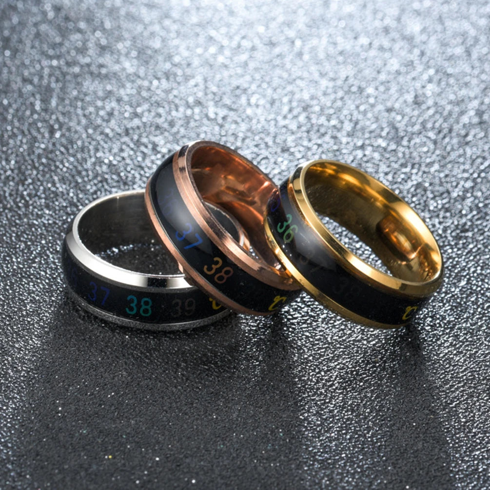 Smart Temperature Stainless Steel Ring