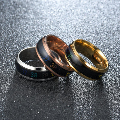 Smart Temperature Stainless Steel Ring