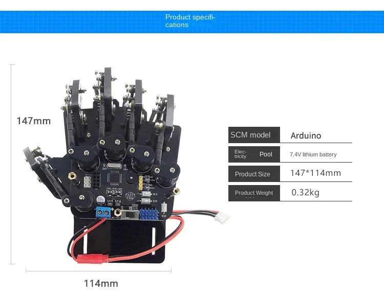 5 DOF Bionic Robotic Palm Uhand