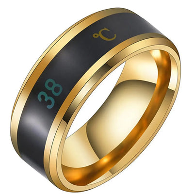 Smart Temperature Stainless Steel Ring