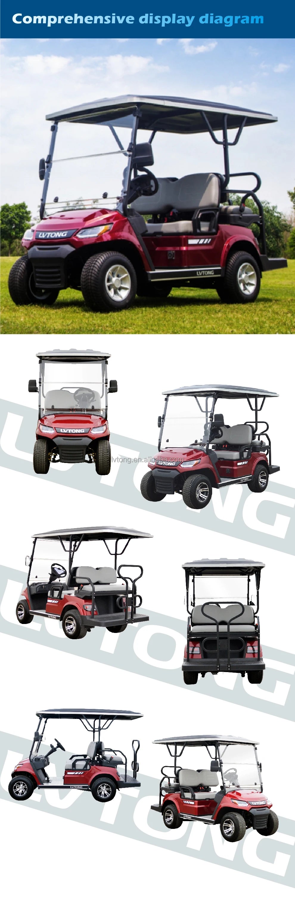 Golf Cart Electric Utility Vehicle