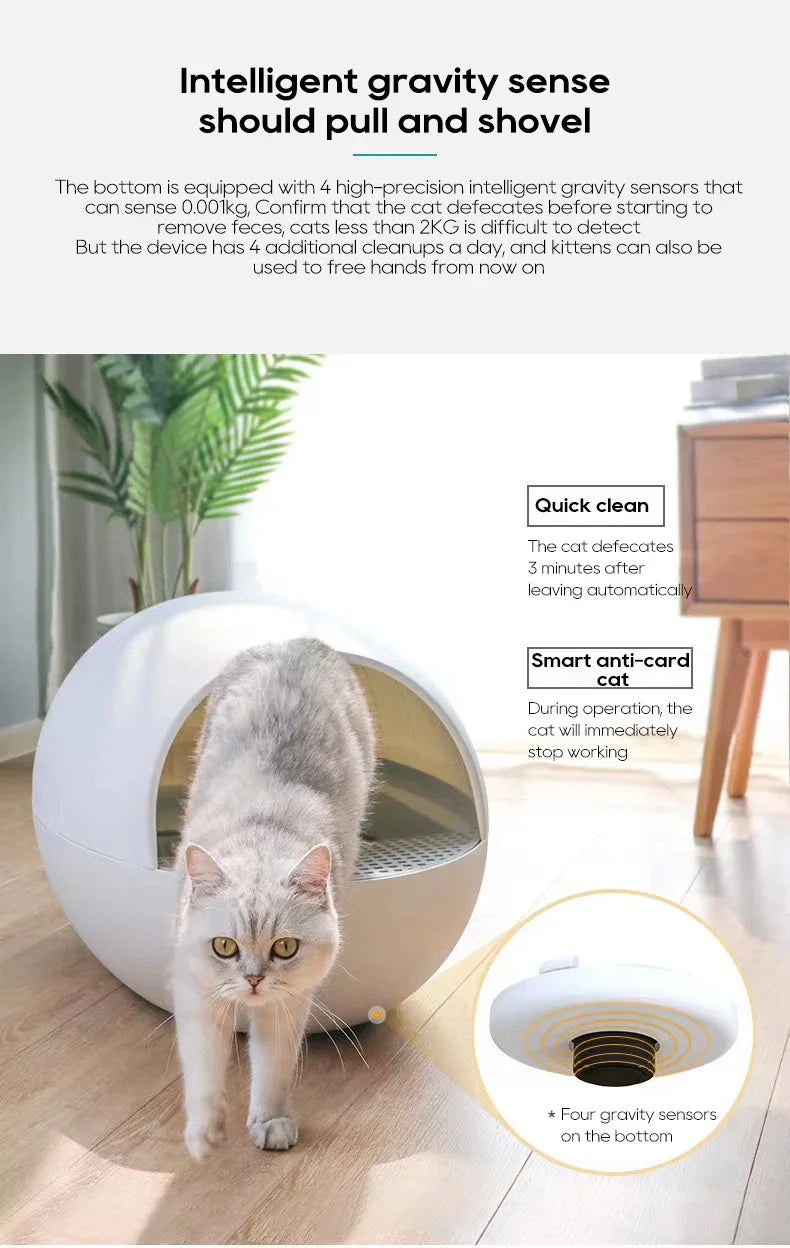 Smart Self-Cleaning Pet Toilet Robot