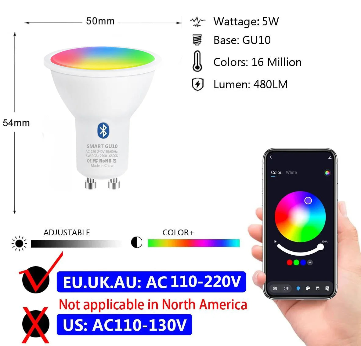 Tuya Smart RGB LED Bulb