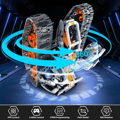 HOGOKIDS 5-in-1 Robot Track Racer