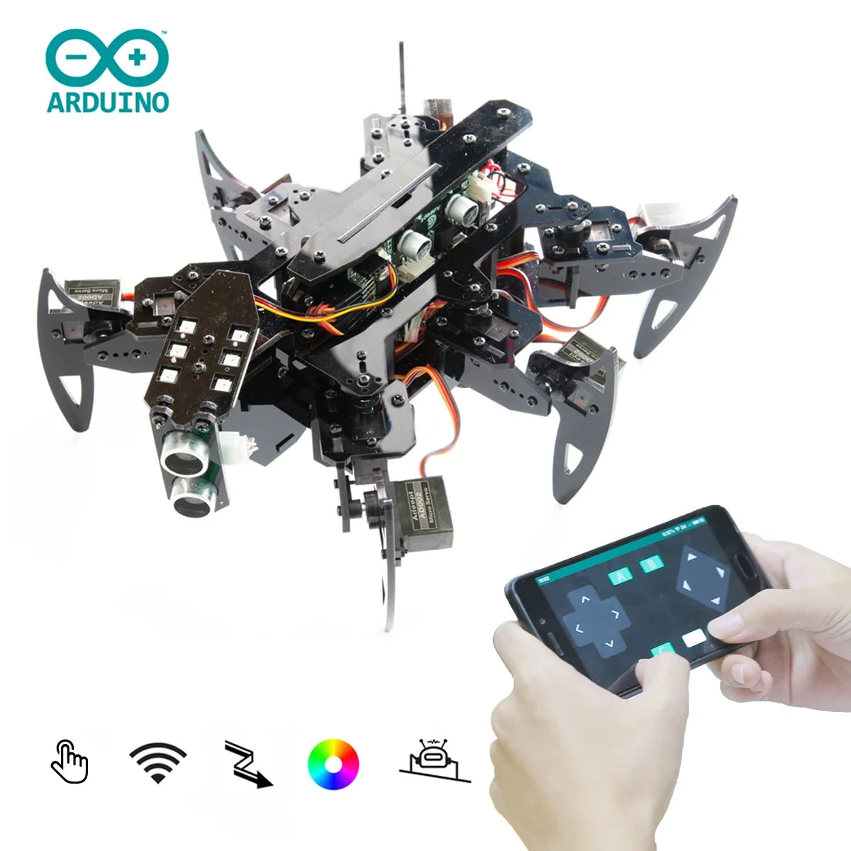 HexaSpider STEAM Robot Kit