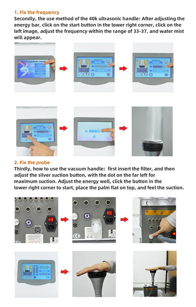 2025 RF Tool 40K 6-in-1 Cavitation Ultrasonic Body Slimming Machine