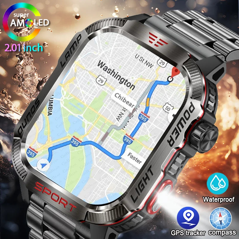 Huawei Xiaomi Military GPS Smart Watch