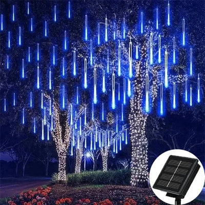 Solar LED Meteor Shower Lights