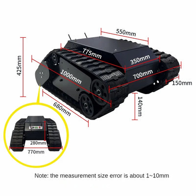 TS5.0 Robotic Heavy-Duty RC Tank