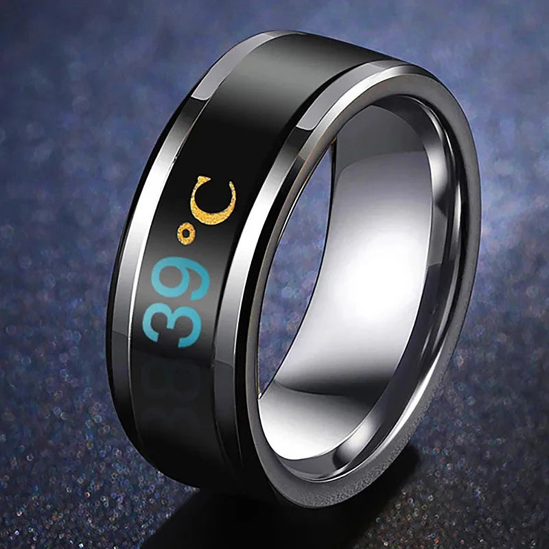 Smart Temperature Stainless Steel Ring