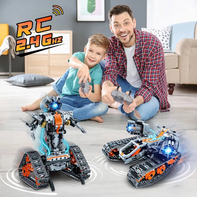 HOGOKIDS 5-in-1 Robot Track Racer