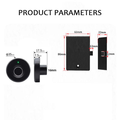 Tuya Smart Fingerprint Drawer Lock