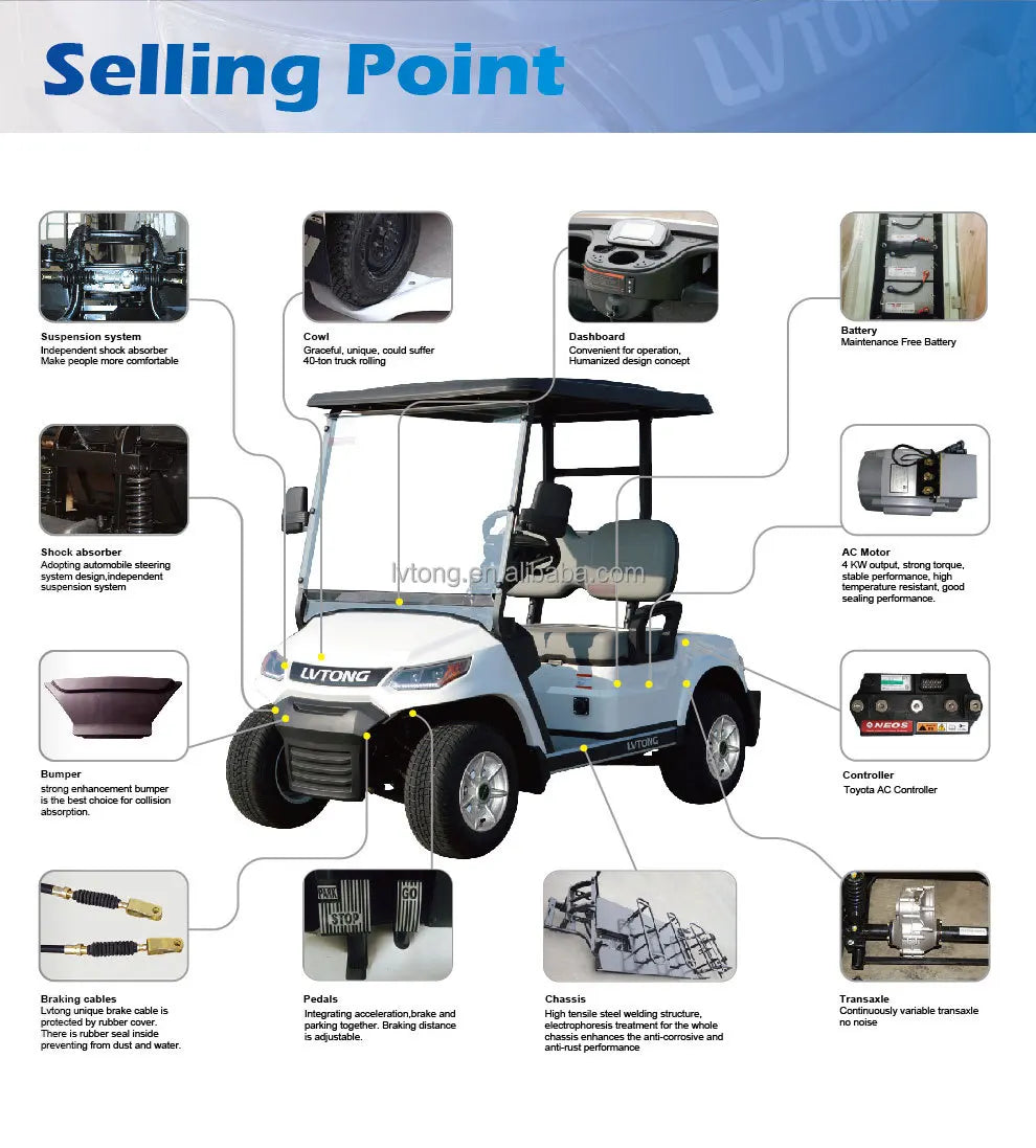 Golf Cart Electric Utility Vehicle