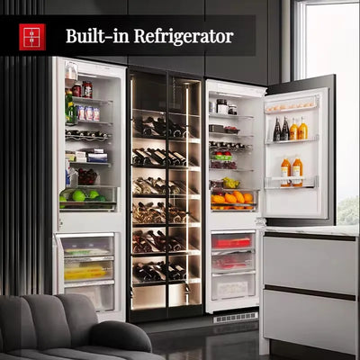 Stainless Steel Built-in Fridge