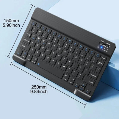 External Silent Keyboard and Monitor Set