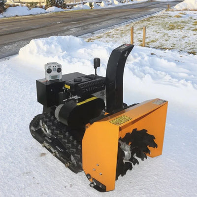 Remote Control Snow Blower Robot